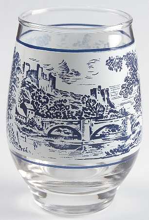 Countryside Blue 6 Oz Glassware Juice by Wedgwood