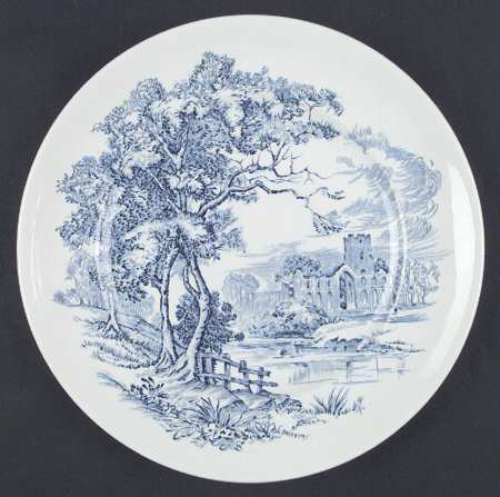 Countryside Blue Luncheon Plate by Wedgwood