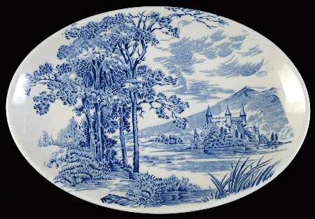 Countryside Blue Underplate for Gravy Boat