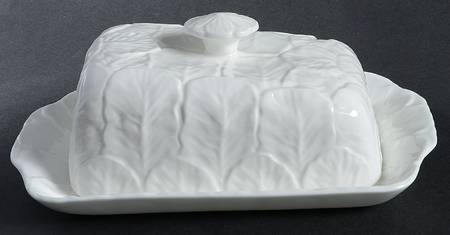 Countryware Cheese Dish with Lid (Wedge)