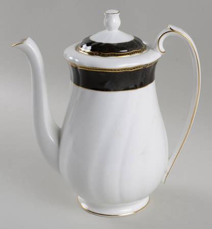Crown Ebony Coffee Pot & Lid