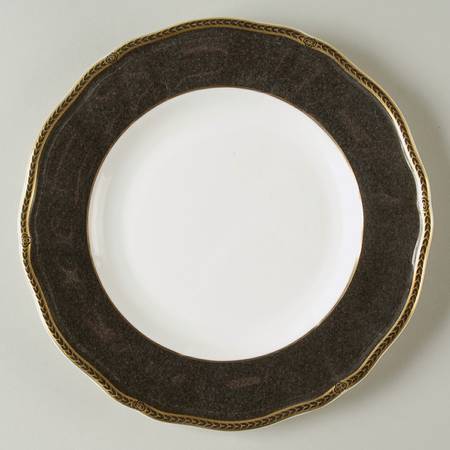 Crown Ebony Salad Plate