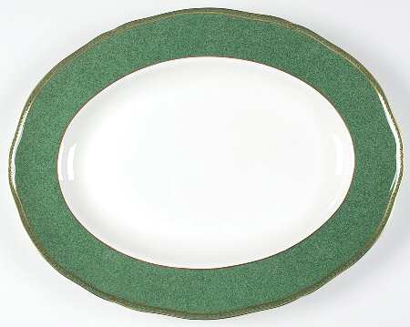 Crown Emerald 14" Oval Serving Platter