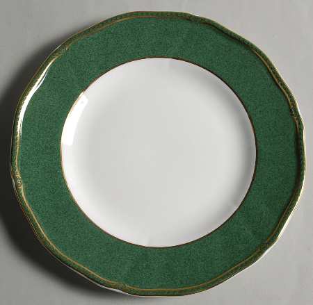 Crown Emerald Luncheon Plate