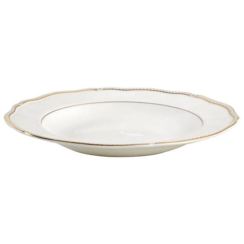 Crown Gold (England) Large Rim Soup Bowl