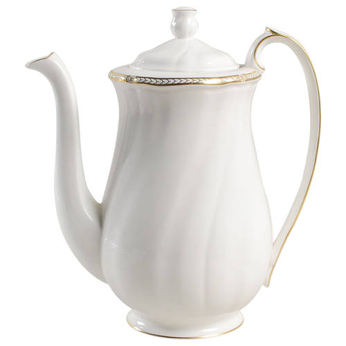 Crown Gold (England) Coffee Pot & Lid