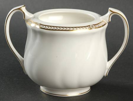 Crown Gold (England) Sugar Bowl No Lid