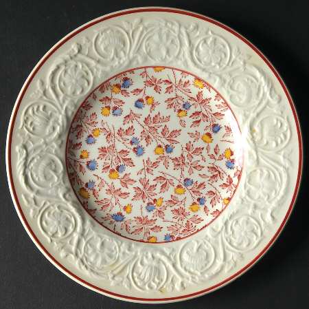 Crimson Pompadour Bread & Butter Plate
