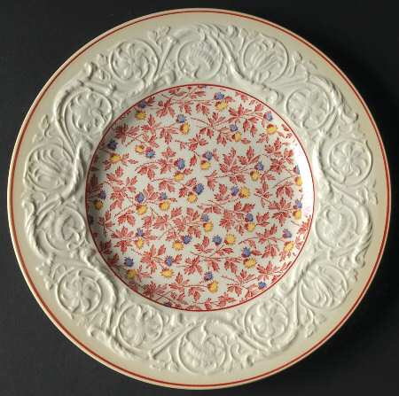 Crimson Pompadour Salad Plate