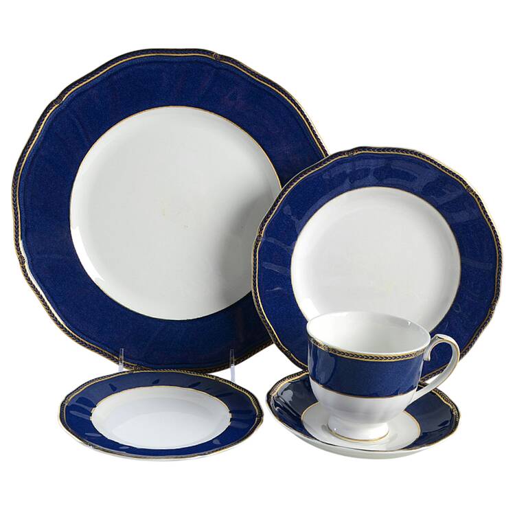 Crown Sapphire (England) 40 Piece Estate Set by Wedgwood