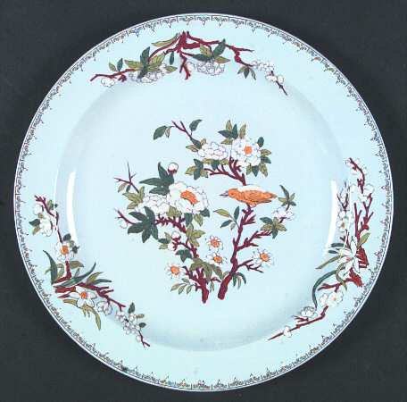 Cuckoo Blue (No Trim) Luncheon Plate