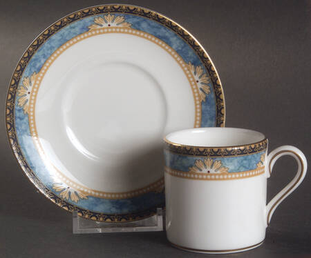Curzon Bond Shape Demitasse Cup and Saucer Set