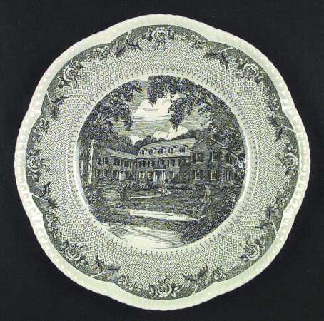 Dartmouth College Green (Gadroon Edge) Dinner Plate