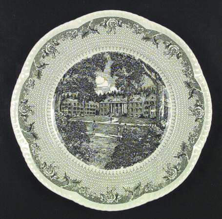 Dartmouth College Green (Gadroon Edge) Dinner Plate