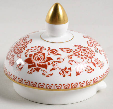 Damask Red Lid for Coffee Pot