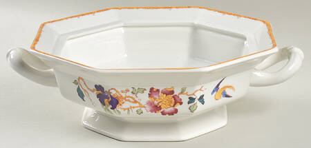 Devon Rose Octagonal Vegetable No Lid