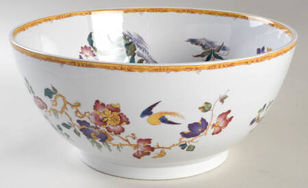 Devon Rose 10" Large Salad Serving Bowl