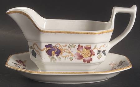 Devon Rose Gravy Boat & Underplate/Relish