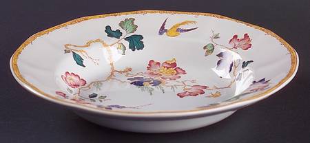 Devon Rose Rim Soup Bowl
