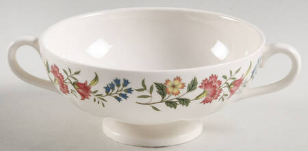 Derwent Scalloped Flat Cream Soup Bowl