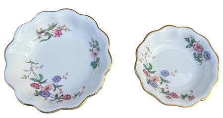Devon Sprays Round Scalloped Compotier