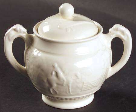 Devonshire (Off White) Sugar Bowl & Lid