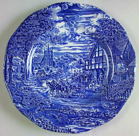 Dickens Coaching Days Blue by Wedgwood