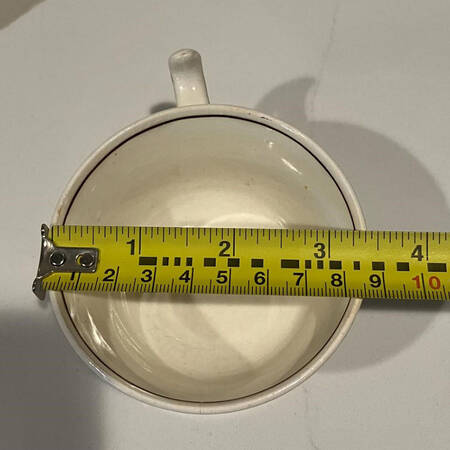 Directoire (Yellow Band, Smooth) Footed Cup