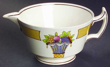 Directoire (Yellow Band, Smooth) Creamer