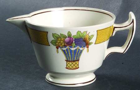 Directoire (Yellow Band, Smooth) Mini Creamer