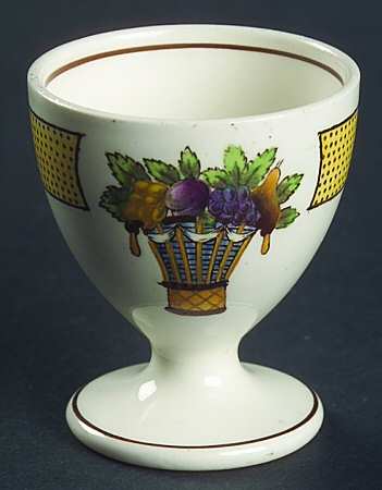 Directoire (Yellow Band, Smooth) Single Egg Cup