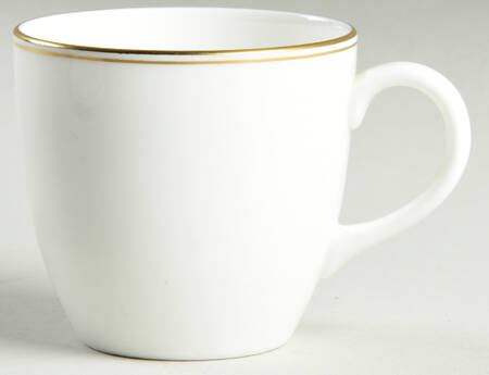 Doric (Gold Trim) Flat Demitasse Cup