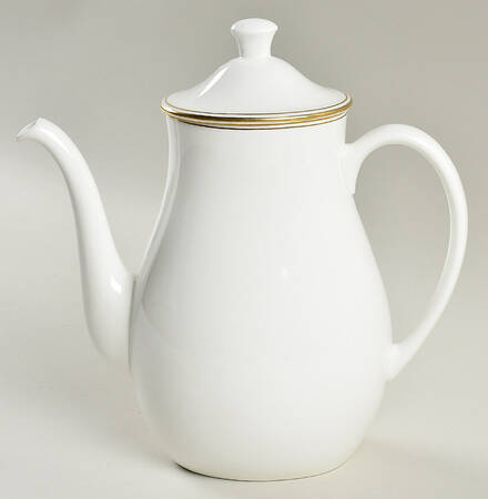Doric (Gold Trim) Coffee Pot & Lid