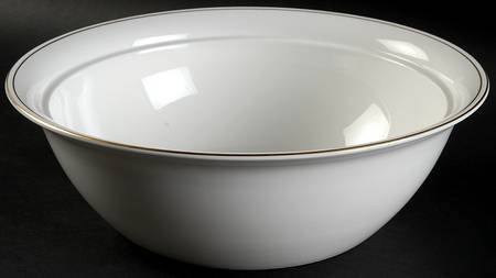 Doric (Gold Trim) Round Vegetable No Lid