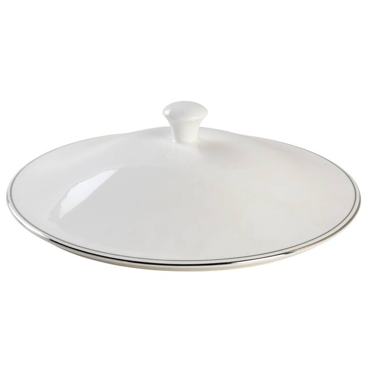 Doric (Platinum Trim) Lid for Round Vegetable