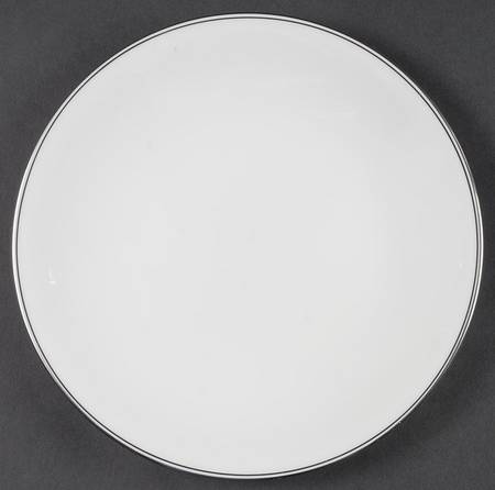 Doric (Platinum Trim) Luncheon Plate