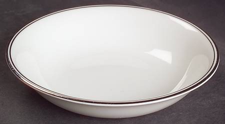 Doric (Platinum Trim) Fruit/Dessert (Sauce) Bowl