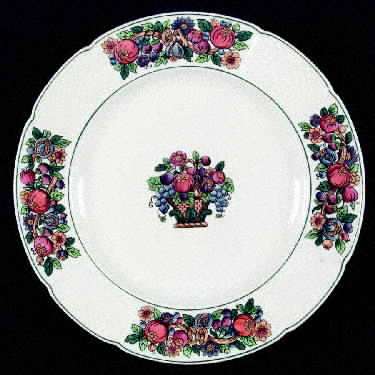 Dover (Scallop, Green Trim) by Wedgwood