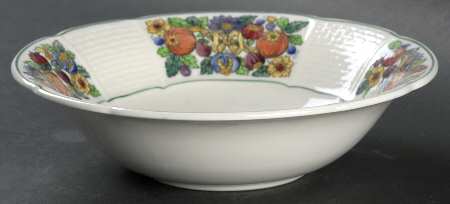 Dover (Scallop, Green Trim) Coupe Cereal Bowl