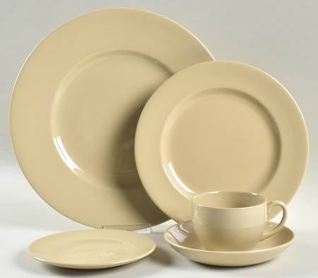 Drabware (Older, Glossy) 5 Piece Place Setting