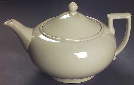 Drabware (Older, Glossy) Teapot & Lid by Wedgwood