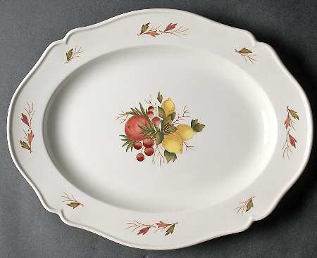 Drury Lane 14" Oval Serving Platter