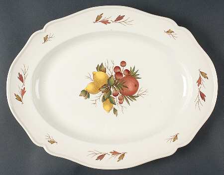Drury Lane 16" Oval Serving Platter