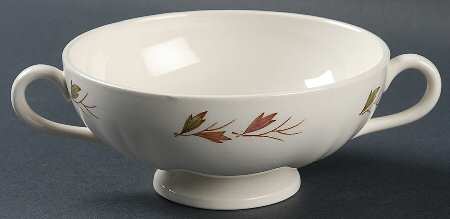 Drury Lane Footed Cream Soup Bowl