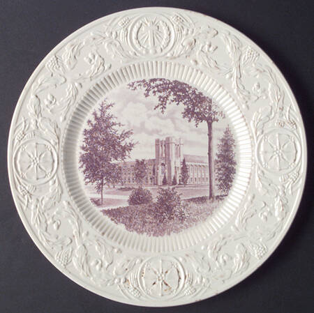 Duke University Mulberry Dinner Plate
