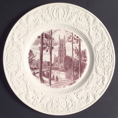 Duke University Mulberry Dinner Plate