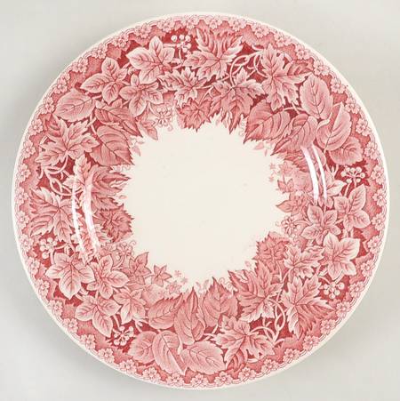 Earlham College Pink Bread & Butter Plate