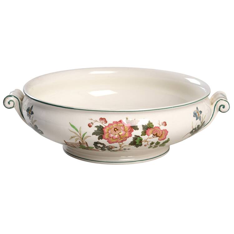 Eastern Flowers Round Vegetable No Lid