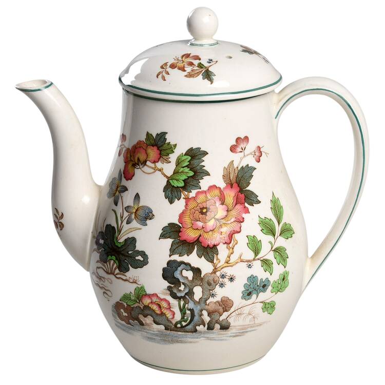 Eastern Flowers Small Coffee Pot & Lid