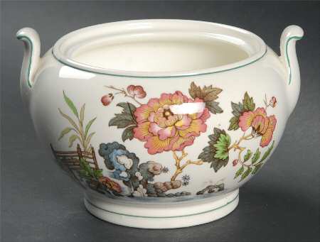 Eastern Flowers 146 Shape Sugar Bowl No Lid